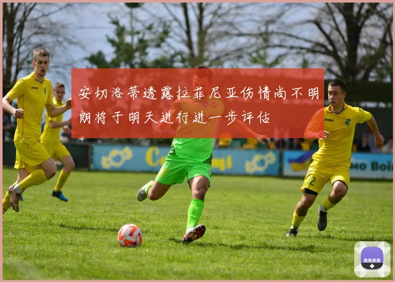 安切洛蒂透露拉菲尼亚伤情尚不明朗将于明天进行进一步评估